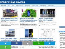 Tablet Screenshot of mobilephoneadvise.com